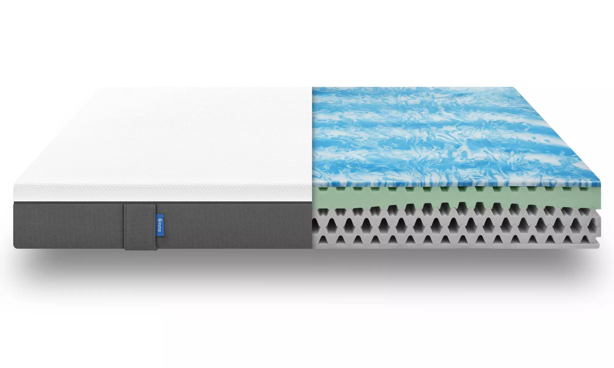 Emma Air Matratze 90 x 200 x 25 cm mit 4 Schichten und HRX-Schaumstoff - Primary Image