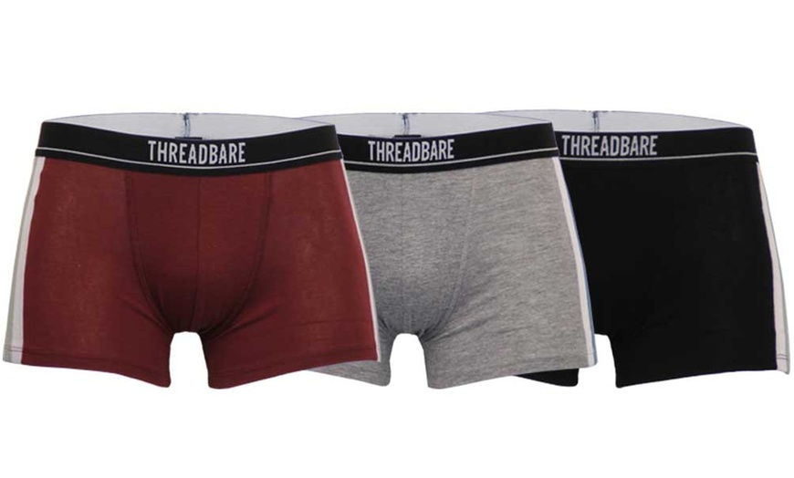 Image 10: Threadbare Boxers Three-Pack
