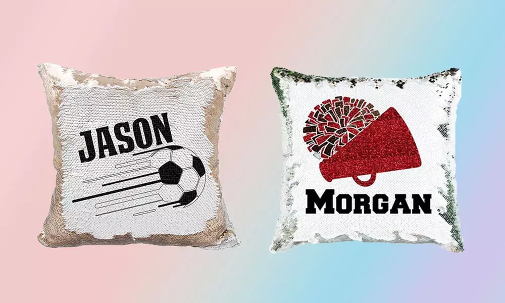 Magisches Foto-Paillettenkissen