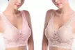Lot de 2 ou 4 brassières en dentelle sans couture et décolleté profond - Second Medium