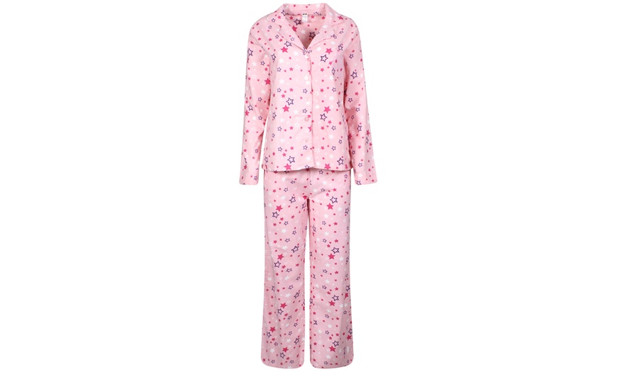 Image 3: Women's Brushed Cotton Pyjamas