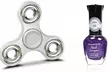 Glitter Nail Polish Lacquer with Bonus Fidget Spinner - Second Medium