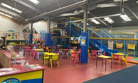 For One Child and Up to Two Adults: Soft Play Entry