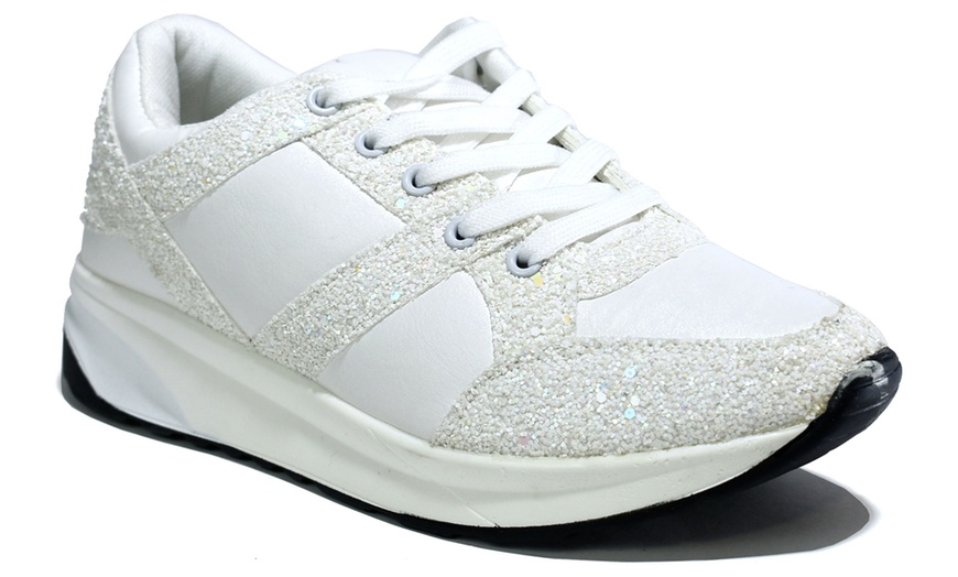 Image 14: Hot Soles Glitter trainers