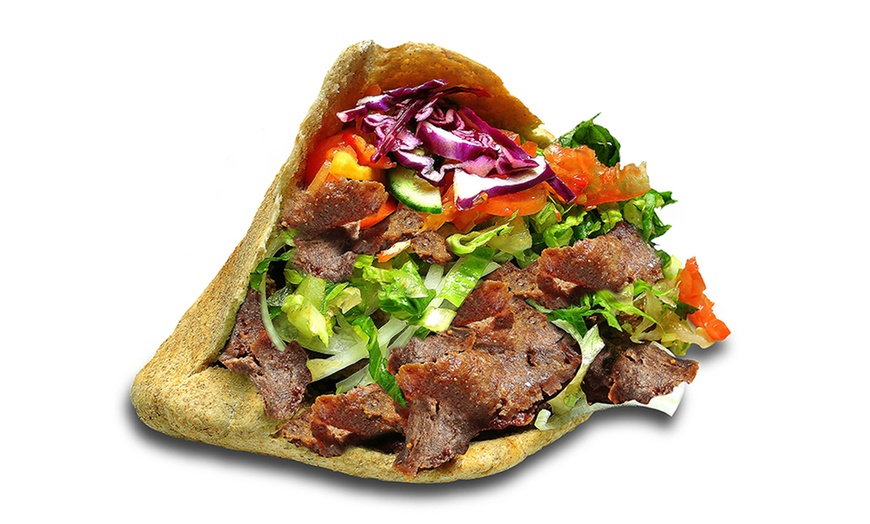 Image 2: Donner Kebab or Burger with Fries