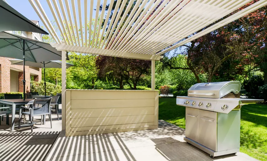 Outdoor Grill & Sports Court