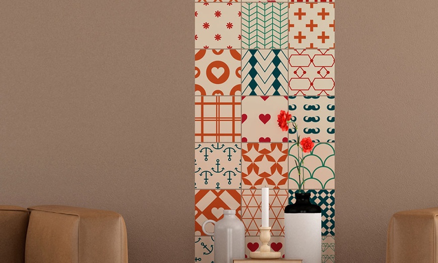 Image 5: 24 Wall Stickers Tiles