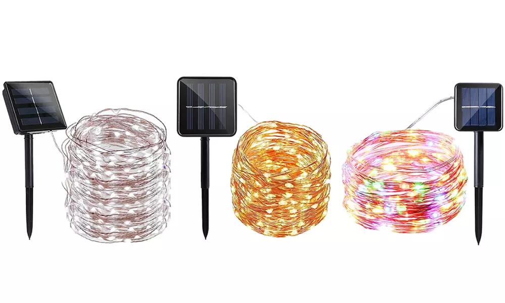 Solar-Lichterkette für den Garten