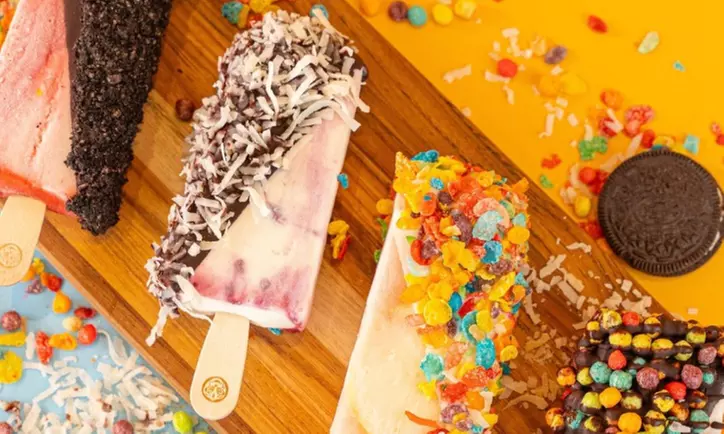 Ice Cream Paletas with Dipping & Topping or $25 Voucher to Spend at Morelia Ice Cream Paletas (Up to 33% Off) - Primary Image