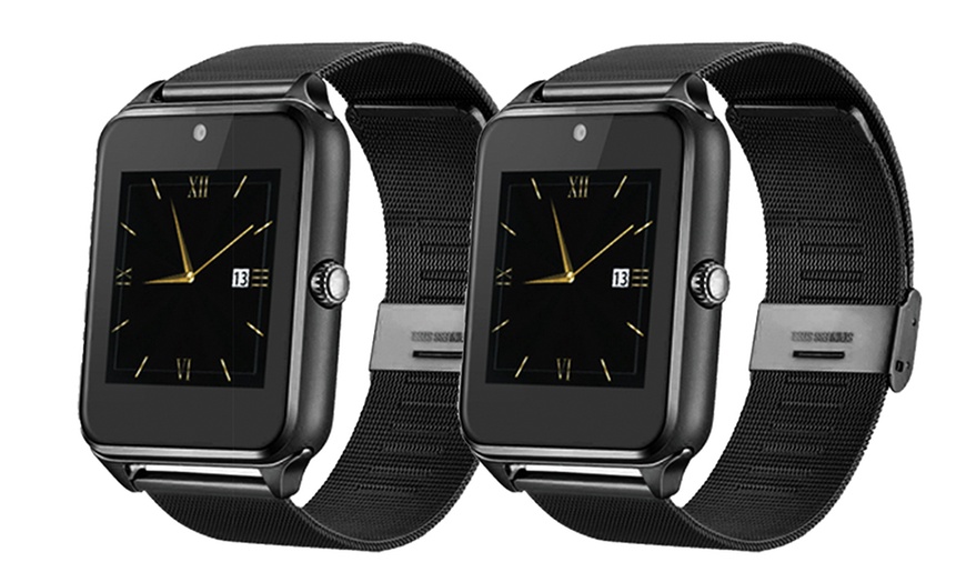 Image 3: Milanese Strap Smartwatch