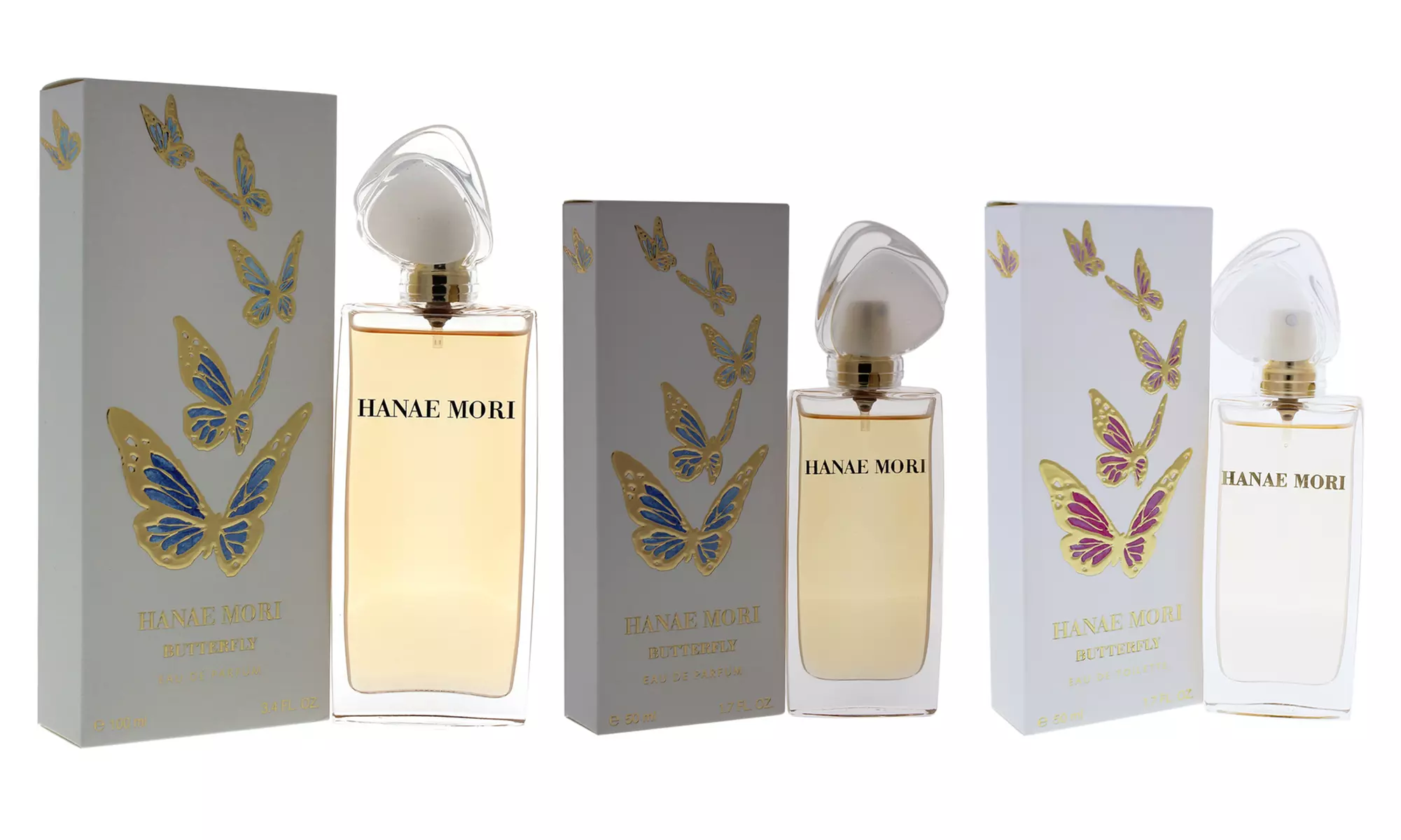 Hanae Mori Butterfly Eau de Parfum or Eau de Toilette for Women. Multiple Sizes Available. - Primary Image