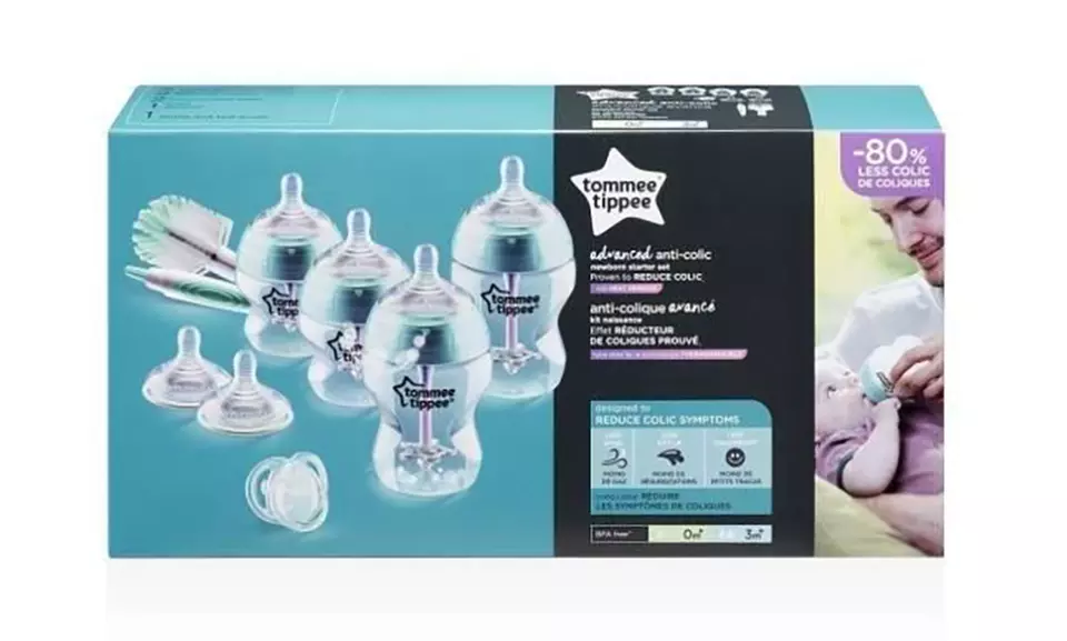 Kit de naissance anti colique avancé ou un set de 6-pack Fiesta Biberon Tommee Tippee - Second Medium