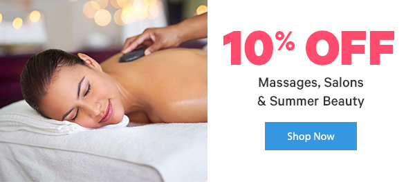 10% off Beauty and Spa