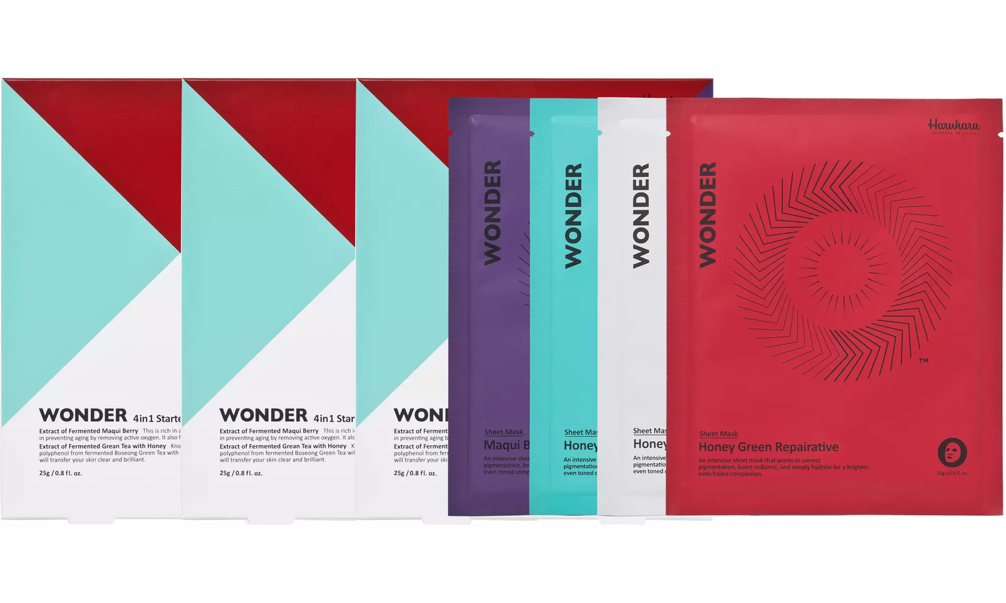 $29.95 for Three 4-Packs of Haruharu Anti-aging Wonder Sheet Masks (Don't Pay $38.70) - Primary Image