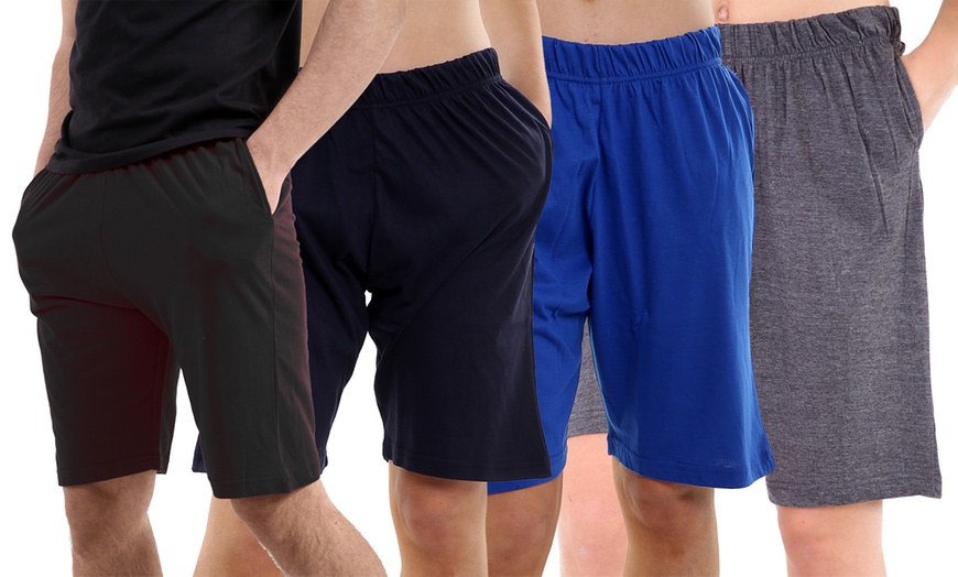 Image 1: Men's Lounge Shorts Two-Pack