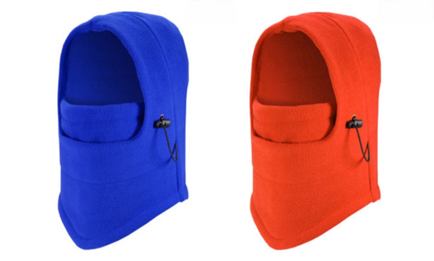 Image 12: One or Two Multifunction Thermal Fleece Balaclavas