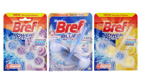 10 o 20 detergenti Bref WC Power Activ, disponibili in 3 fragranze