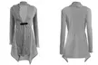 1x oder 2x Damen-Cardigan mit Schnalle in Schwarz, Grau oder Beige - Second Medium