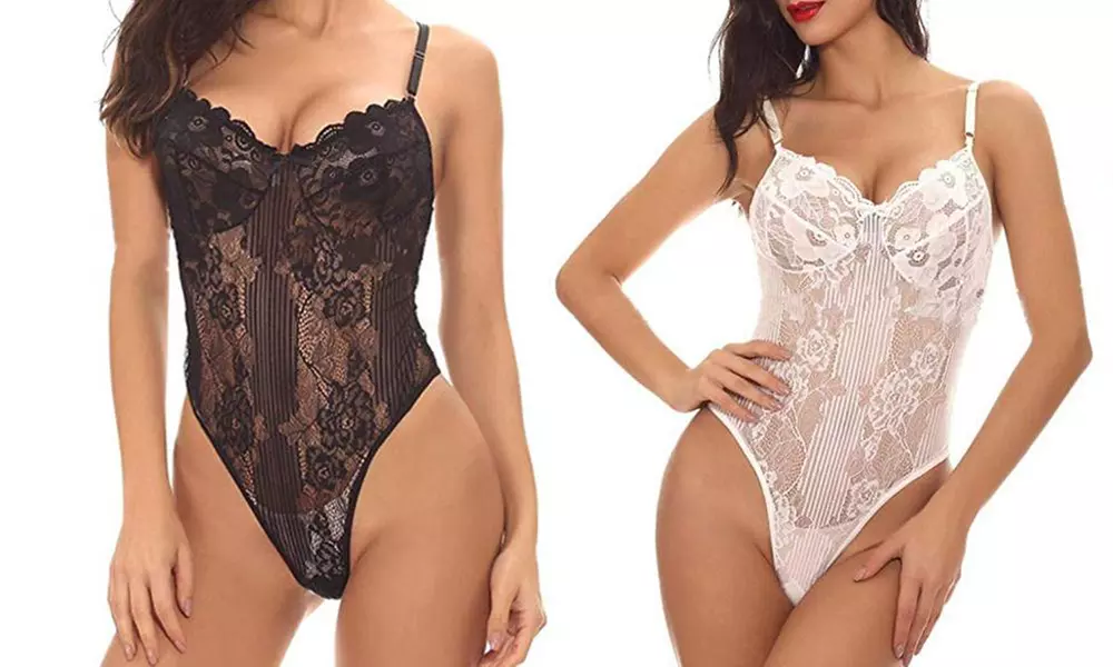 1 ou 2 bodies en dentelle Séduction Ava - Second Medium