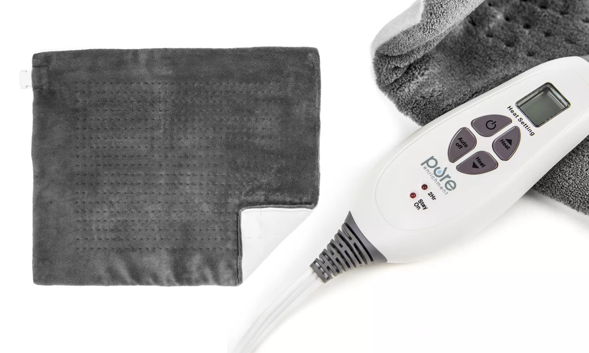 PureRelief XXL Ultra Wide Microplush Heating Pad - Second Medium