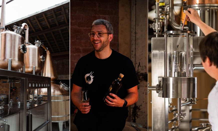 Image 2: Distillery Tour, Welcome Cocktail, and Tasting at Dropworks Distillery