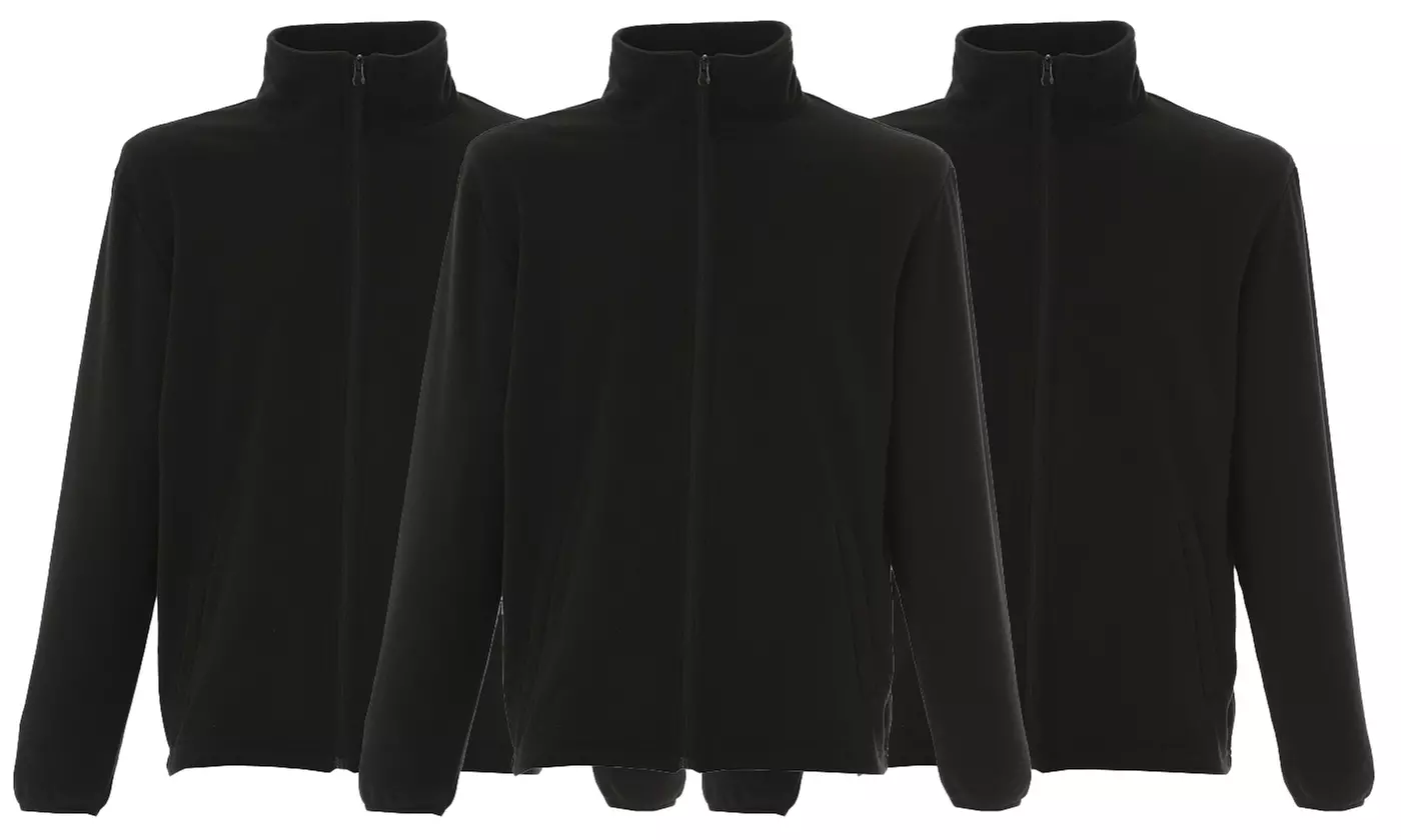 3 felpe da uomo in pile CLRS