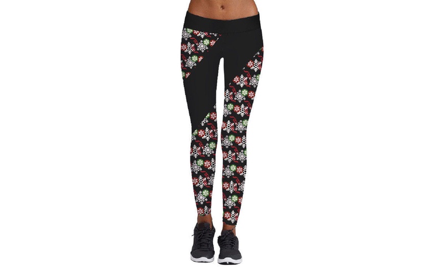 Image 7: Women's Christmas Leggings