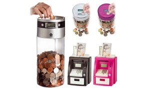 Digital Coin Counting Jars/ATM Bank