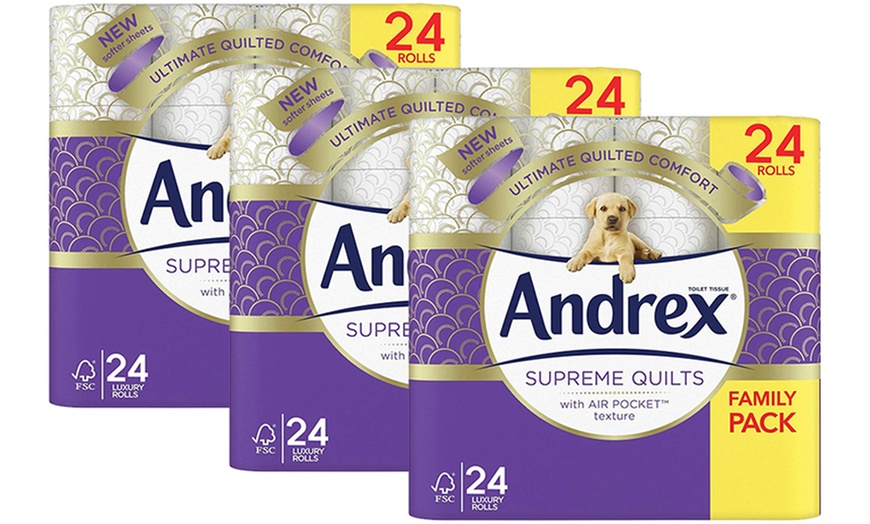 Image 3: Up to 72 Rolls of Andrex Fragrance-Free Toilet Paper