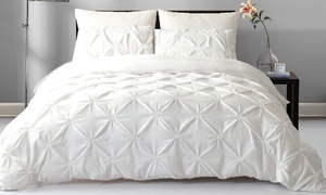 Diamond Pintuck Quilt Cover Set