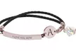 I Love You Mom Leather Bracelet Made with Crystals from Swarovski by Pink Box - Second Medium