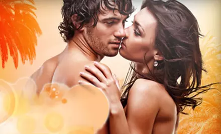 5, 10, or 20 Tanning-Bed Sessions or 5, 10, or 20 Mystic Spray Tans at Hollywood Tans (Up to 70% Off) - Primary Image