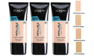 3x L’Oréal Pro-Glow Foundations