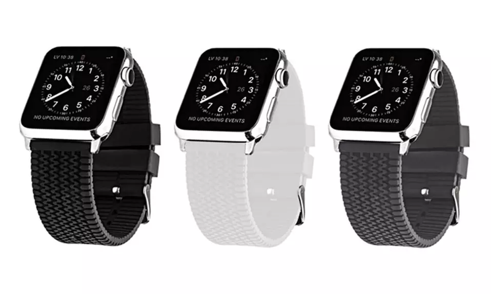Waloo Rubber Tire Tread Apple Watch Replacement Band Series 1, 2, 3, & 4 - Primary Image