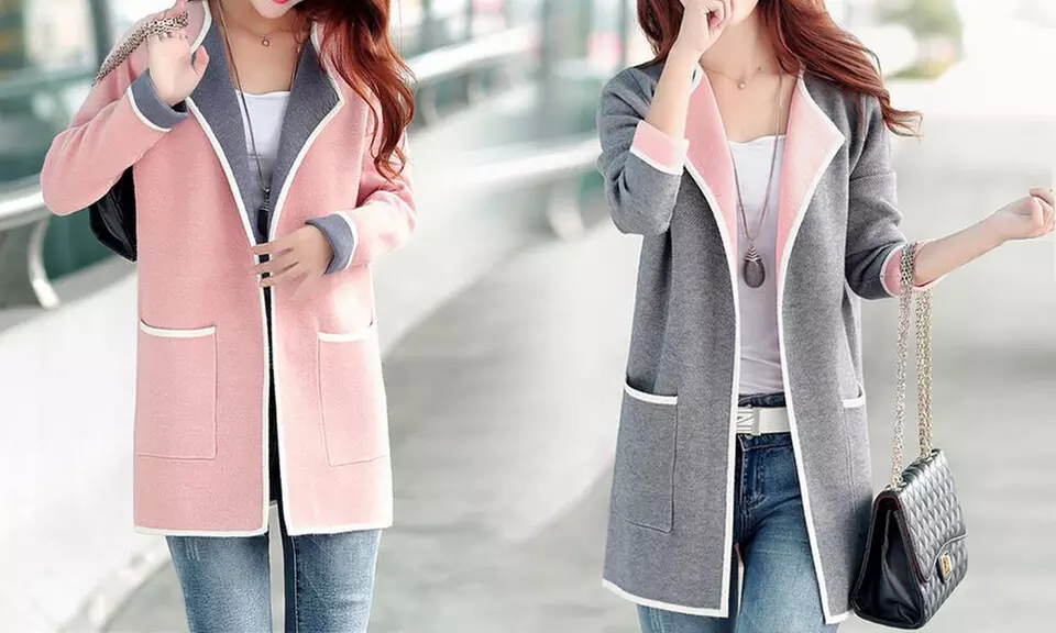 Veste longue bicolore Aurora - Primary Image