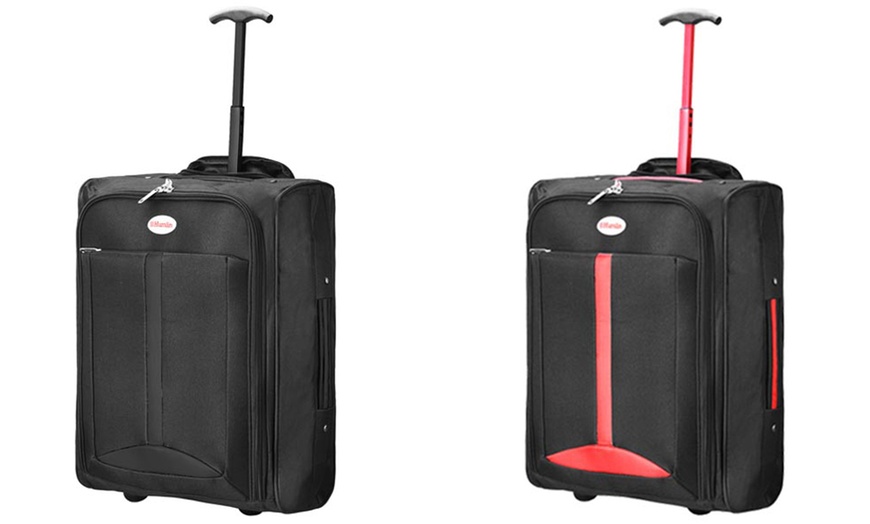 Image 9: Wheeled Cabin-Size Trolley Bag