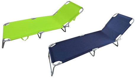 Lettino prendisole pieghevole disponibile in 2 colori