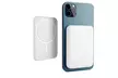 Magnetische Powerbank 10000 mAh für iPhone 12-16 in Weiß - Second Medium
