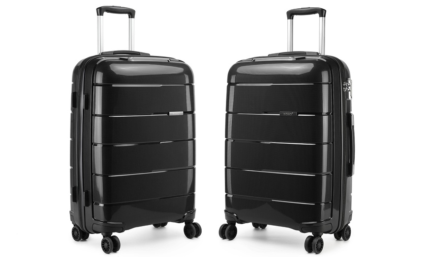 Image 4: Kono Hard Shell PP Suitcase or Set