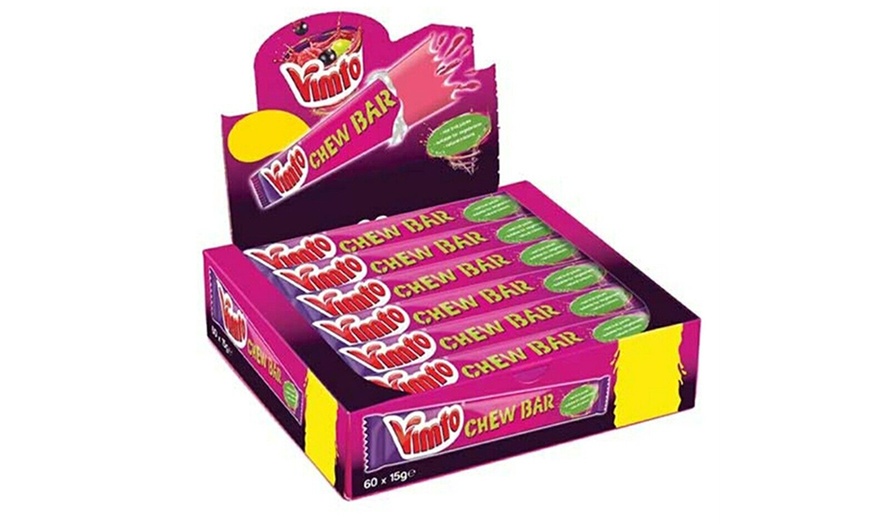 Image 1: 20, 40 or 60 Bars of Swizzels Vimto Sweet Treat Chew Bar 18g