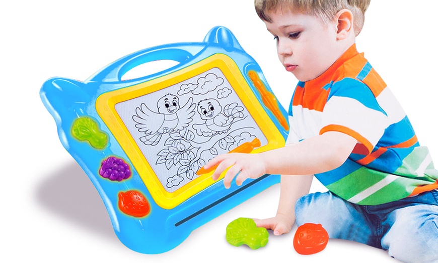 Image 2: Magnetic Drawing Erasable Board
