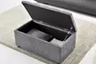 Ottoman Storage Box with Diamante Buttons in Choice of Design With Free Delivery - Second Medium