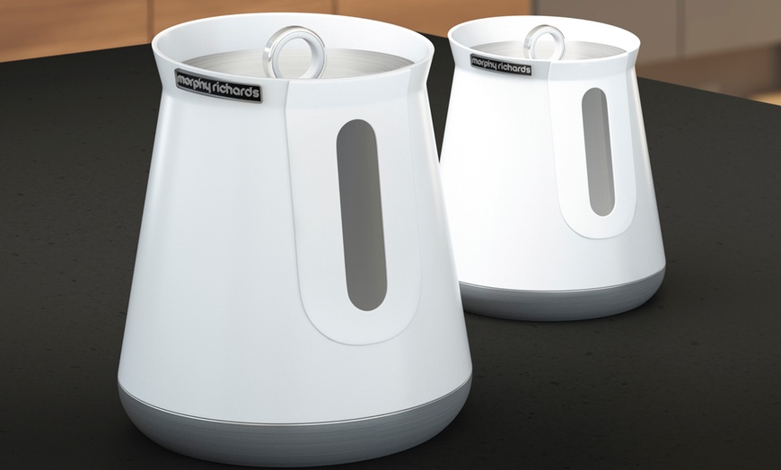 Image 3: Three Morphy Richards Canisters