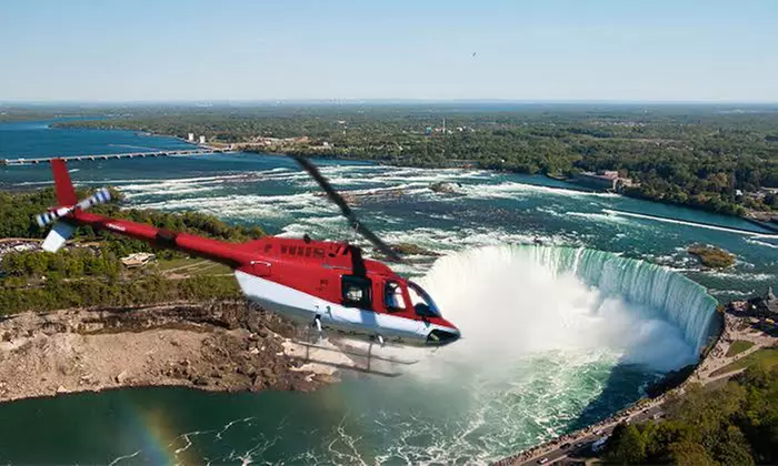 Roaring Niagara Falls Helicopter Tour for Two or Four by Fly Buffalo NY (Up to 47% Off) - Primary Image