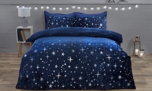 Pieridae Foil Stars Fleece Bedroom Set