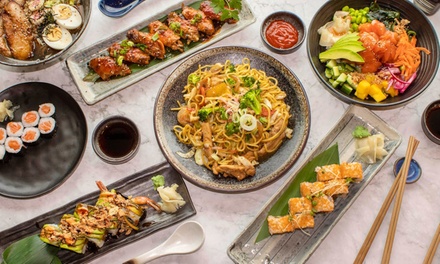 For Four: All you can eat Japanese Buffet + soft drink - Riverside Kawa