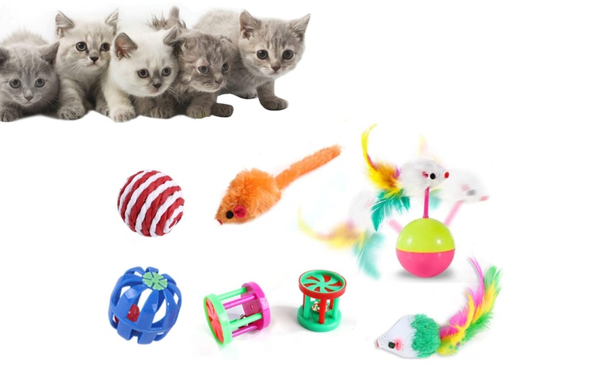 Image 7: One or Two 20-Piece Cat Toy Sets