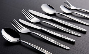 100pc Stainless Steel Cutlery Set