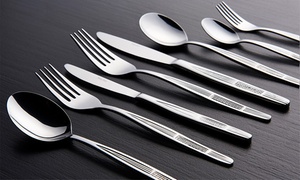 100pc Stainless Steel Cutlery Set