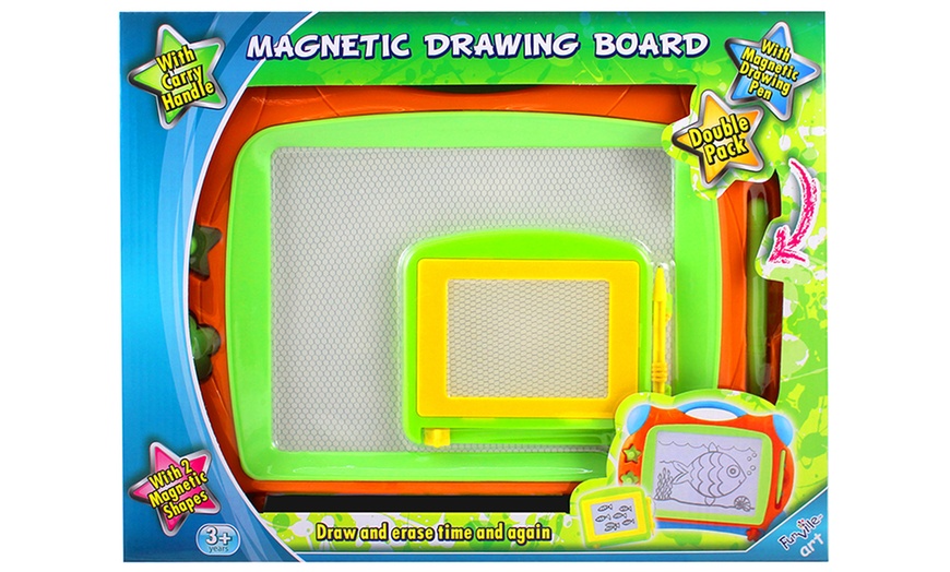 Image 1: Two Magnetic Drawing Boards